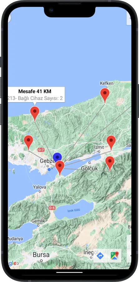 Wiradius Mobil Saha Uygulaması